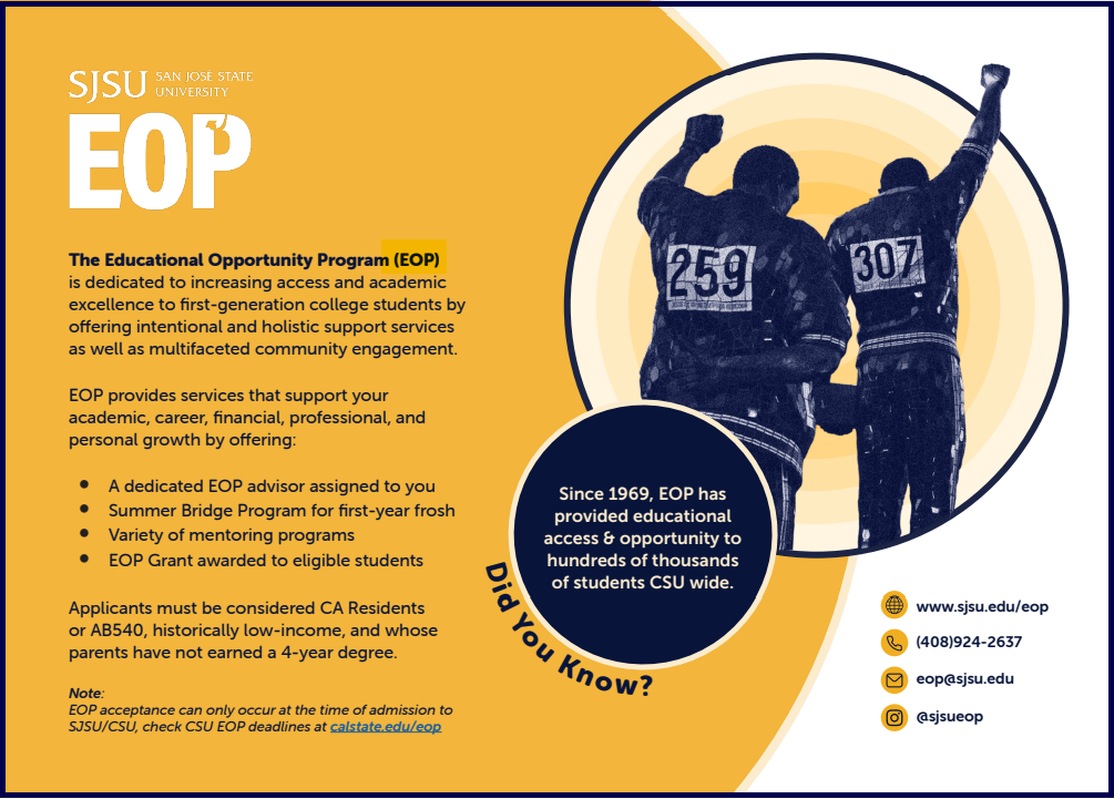 Apply to EOP Educational Opportunity Program
